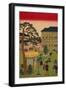 Second National Industrial Exhibition at Ueno Park No.1-Ando Hiroshige-Framed Art Print