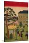 Second National Industrial Exhibition at Ueno Park No.1-Ando Hiroshige-Stretched Canvas