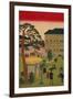 Second National Industrial Exhibition at Ueno Park No.1-Ando Hiroshige-Framed Art Print