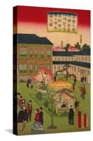 Second National Industrial Exhibition at Ueno Park No.3-Ando Hiroshige-Stretched Canvas