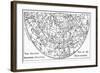 Second Part of the Star Chart of the Northern Celestial Hemisphere Showing Constellations, 1747-null-Framed Giclee Print