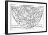 Second Part of the Star Chart of the Northern Celestial Hemisphere Showing Constellations, 1747-null-Framed Giclee Print