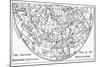 Second Part of the Star Chart of the Northern Celestial Hemisphere Showing Constellations, 1747-null-Mounted Giclee Print