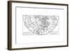 Second Part of the Star Chart of the Southern Celestial Hemisphere Showing Constellations, 1747-null-Framed Giclee Print