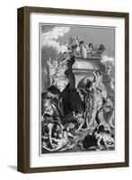 Second Punic War: Hannibal Goes into Action with His Elephants-null-Framed Art Print