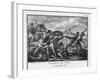 Second Punic War Scipio Africanus Defeats Hannibal at Zama in North Africa-Augustyn Mirys-Framed Art Print