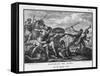 Second Punic War Scipio Africanus Defeats Hannibal at Zama in North Africa-Augustyn Mirys-Framed Stretched Canvas