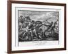 Second Punic War Scipio Africanus Defeats Hannibal at Zama in North Africa-Augustyn Mirys-Framed Art Print