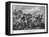 Second Punic War Scipio Africanus Defeats Hannibal at Zama in North Africa-Augustyn Mirys-Framed Stretched Canvas