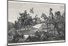 Second Punic War Scipio Africanus Meets Hannibal Before Defeating Him at Zama in North Africa-Hermann Vogel-Mounted Photographic Print