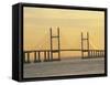 Second Severn Bridge, Avon, England, United Kingdom, Europe-Rainford Roy-Framed Stretched Canvas