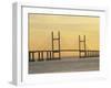 Second Severn Bridge, Avon, England, United Kingdom, Europe-Rainford Roy-Framed Photographic Print