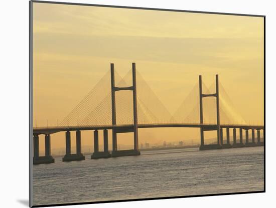 Second Severn Bridge, Avon, England, United Kingdom, Europe-Rainford Roy-Mounted Photographic Print