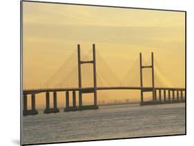 Second Severn Bridge, Avon, England, United Kingdom, Europe-Rainford Roy-Mounted Photographic Print