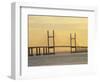 Second Severn Bridge, Avon, England, United Kingdom, Europe-Rainford Roy-Framed Photographic Print