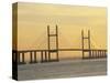 Second Severn Bridge, Avon, England, United Kingdom, Europe-Rainford Roy-Stretched Canvas