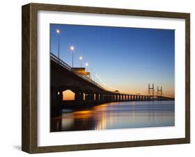 Second Severn Crossing Bridge, South East Wales, Wales, United Kingdom, Europe-Billy Stock-Framed Photographic Print