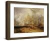 Second Sketch for 'The Battle of Trafalgar'-J. M. W. Turner-Framed Giclee Print