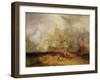 Second Sketch for 'The Battle of Trafalgar'-J. M. W. Turner-Framed Giclee Print