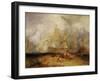 Second Sketch for 'The Battle of Trafalgar'-J. M. W. Turner-Framed Giclee Print