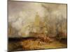 Second Sketch for 'The Battle of Trafalgar'-J. M. W. Turner-Mounted Giclee Print