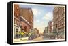 Second Street, Davenport, Iowa-null-Framed Stretched Canvas