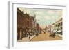 Second Street, Hastings, Nebraska-null-Framed Art Print