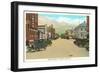 Second Street, Livingston, Montana-null-Framed Art Print