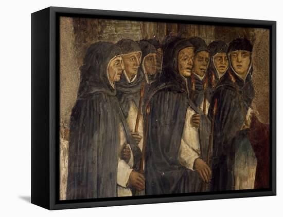 Second Transfer of the Relics of Saint Ercolano-Benedetto Bonfigli-Framed Stretched Canvas