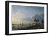 Second View of the Port of Bordeaux, Château Trumpet-Claude Joseph Vernet-Framed Giclee Print