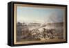 Second War of Independence, Battle of Palestro, May 31, 1859-Emilio Longoni-Framed Stretched Canvas