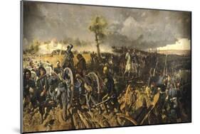 Second War of Independence: Battle of San Martino, 24 June 1859-Michele Cammarano-Mounted Giclee Print