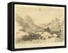 Second War of Independence, French Troops Pass Mont Cenis, 1859-null-Framed Stretched Canvas