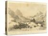 Second War of Independence, French Troops Pass Mont Cenis, 1859-null-Stretched Canvas