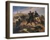 Second War of Independence, Marquis Fadini Saves General De Sonnaz's Life at Montebello-null-Framed Giclee Print