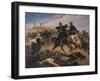 Second War of Independence, Marquis Fadini Saves General De Sonnaz's Life at Montebello-null-Framed Giclee Print