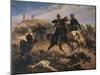 Second War of Independence, Marquis Fadini Saves General De Sonnaz's Life at Montebello-null-Mounted Giclee Print