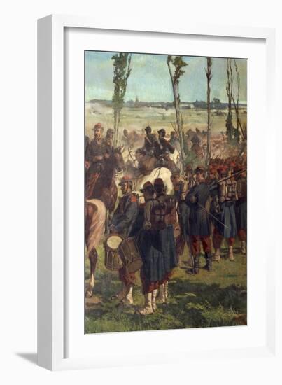 Second War of Independence - the Italian Field at the Battle of Magenta-null-Framed Giclee Print