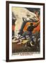 Second World War Propaganda Poster - Federation of Italian Leagues of Combat, 1942-Alberto Amorico-Framed Giclee Print