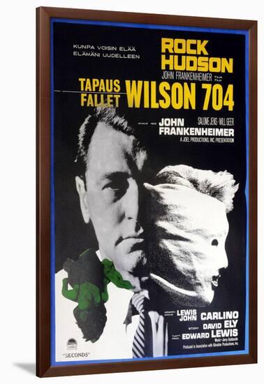 Seconds, (aka Wilson 704), Finnish Poster, Rock Hudson, 1966-null-Framed Art Print