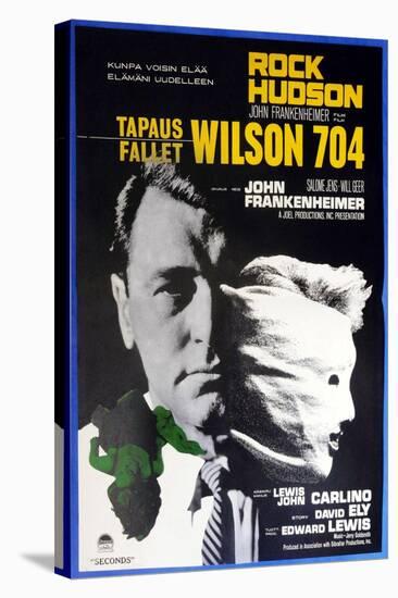 Seconds, (aka Wilson 704), Finnish Poster, Rock Hudson, 1966-null-Stretched Canvas