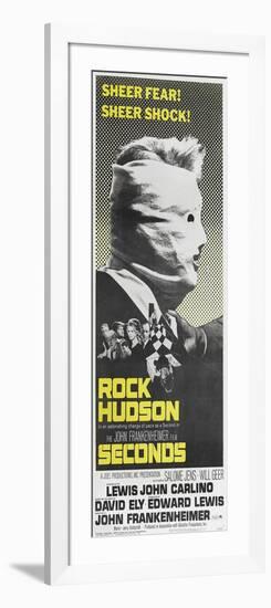 Seconds, US poster, Rock Hudson, 1966-null-Framed Art Print