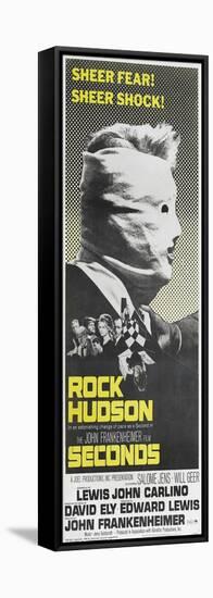 Seconds, US poster, Rock Hudson, 1966-null-Framed Stretched Canvas
