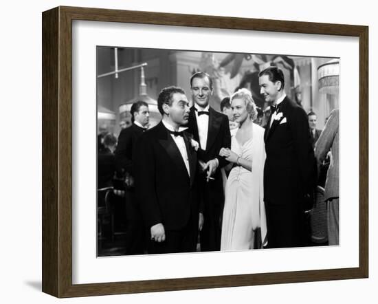 SECRET AGENT, 1936 directed by ALFRED HITCHCOCK Peter Lorre, Robert Young, Madeleine Carroll and Jo-null-Framed Photo