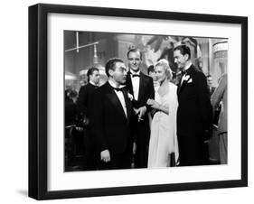 SECRET AGENT, 1936 directed by ALFRED HITCHCOCK Peter Lorre, Robert Young, Madeleine Carroll and Jo-null-Framed Photo