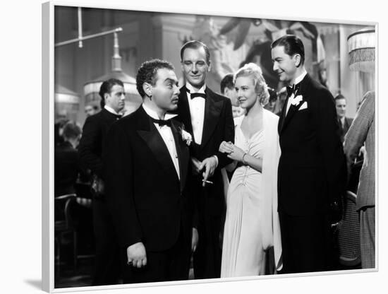 SECRET AGENT, 1936 directed by ALFRED HITCHCOCK Peter Lorre, Robert Young, Madeleine Carroll and Jo-null-Framed Photo