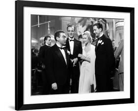 SECRET AGENT, 1936 directed by ALFRED HITCHCOCK Peter Lorre, Robert Young, Madeleine Carroll and Jo-null-Framed Photo