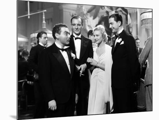 SECRET AGENT, 1936 directed by ALFRED HITCHCOCK Peter Lorre, Robert Young, Madeleine Carroll and Jo-null-Mounted Photo