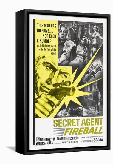 Secret Agent Fireball, 1965-null-Framed Stretched Canvas