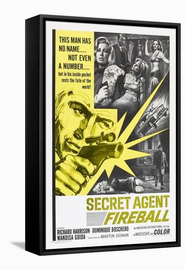 Secret Agent Fireball, 1965-null-Framed Stretched Canvas